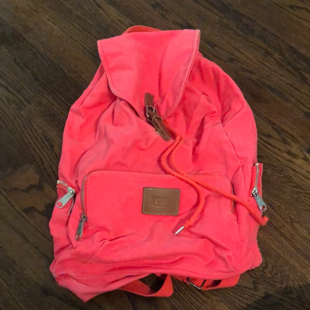 Pink backpack